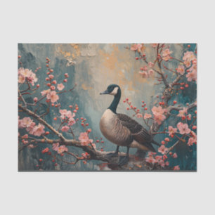Papel De Seda Canadá Ganha Blossomas de Pintura de Pintura