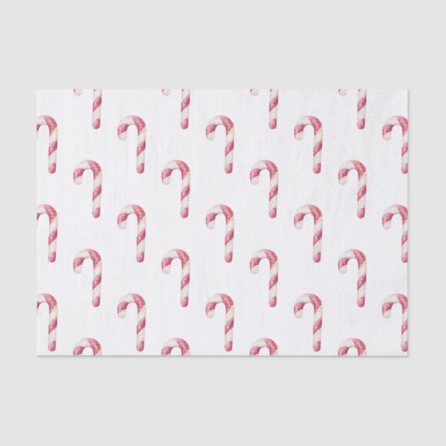 Papel De Seda Canas de Pimenta Branca Vermelha (Frente )