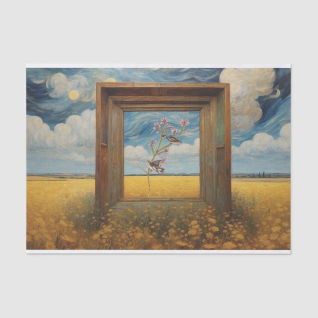 Papel De Seda Canaviais Na Dissociação Do Ramal Das Flores Rosa (Frente )