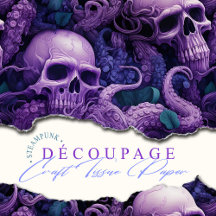 Câncer Gótico Octopus Steampunk Oceano