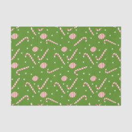 Papel De Seda Candy Cane