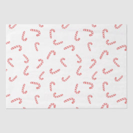 Papel De Seda Candy Cane Christmas