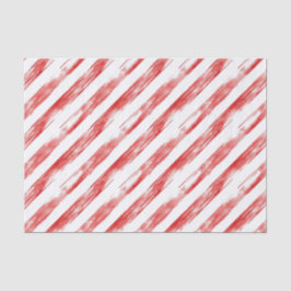 Papel De Seda Candy Cane Red Strips Natal