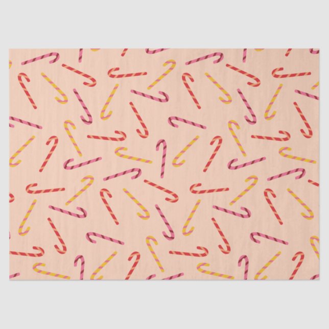 Papel De Seda Candy Canes (Frente )