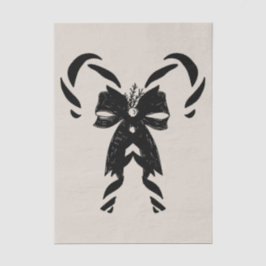 Papel De Seda Candy Canes with Pine Needles & Bow