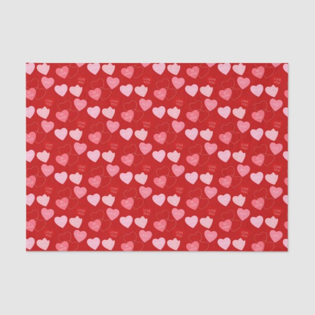 Papel De Seda Candy Heart Cascade (Frente )