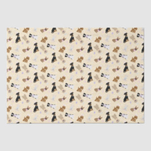 Papel De Seda Caninos felzs pascoa