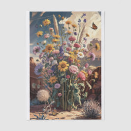 Papel De Seda Cânion de Flores Silvestres do Sudoeste, Buquê do