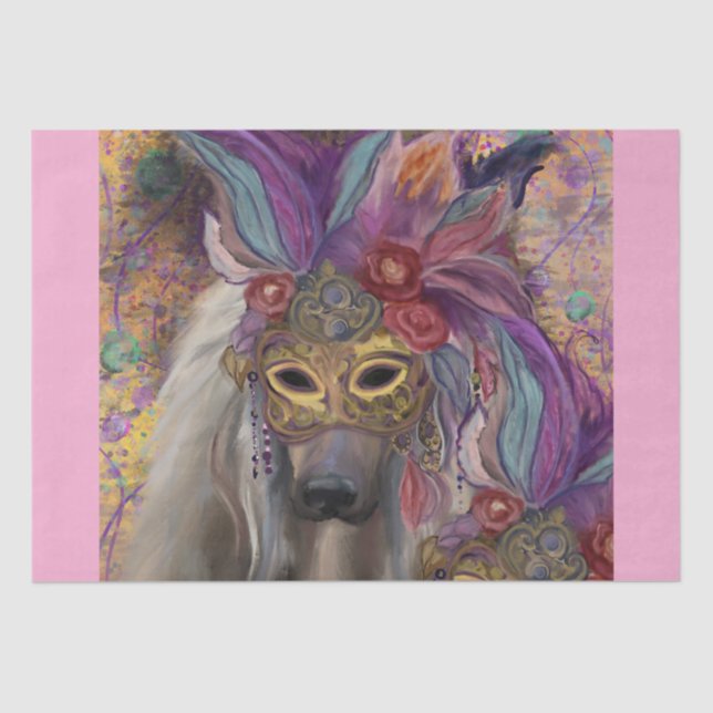 PAPEL DE SEDA CÃO AFEGÃO (Frente )