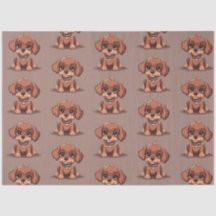 Cãozinho castanho-branco