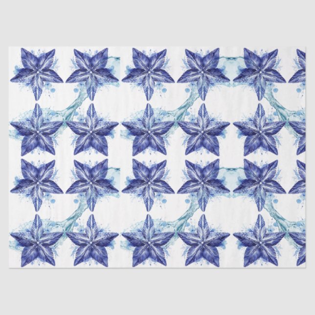 Papel De Seda Capas de água num aterro (Frente )