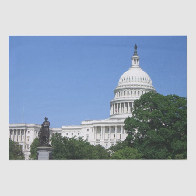 Papel De Seda Capitólio em Washington DC (Frente )