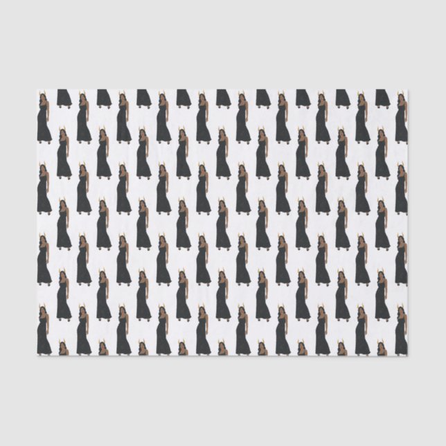 Papel De Seda Capricórnio Zodiac (Frente )