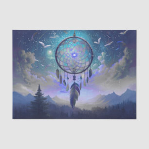 Papel De Seda Captura de Sonho de Lua Cheia, Celestial