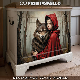 Papel De Seda Capuzinho Vermelho e a verdade sobre o lobo 