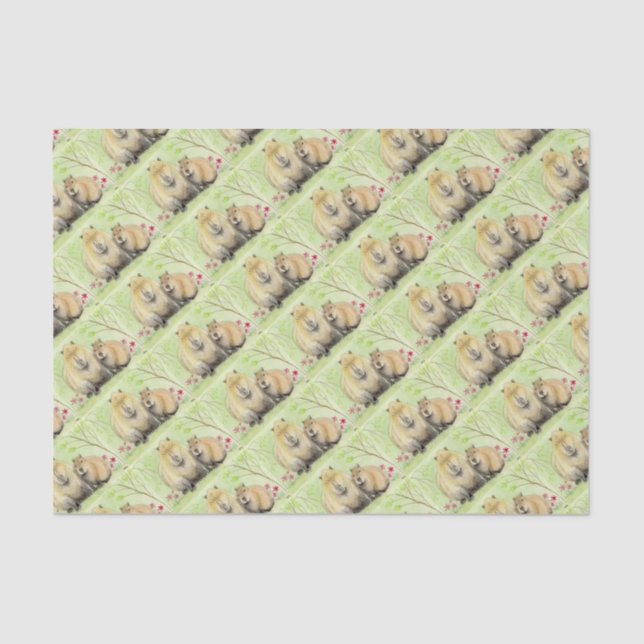 Papel De Seda Capybara (Frente )