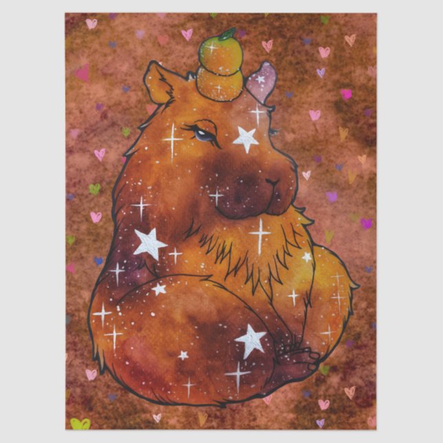 Papel De Seda Capybara named Dream (Frente )