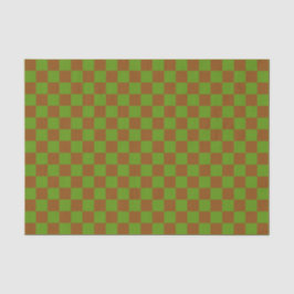 Papel De Seda Caramel apple checkered board pattern