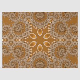 Papel De Seda Caramel Fractal Lace