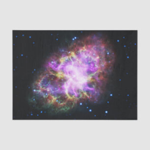 Papel De Seda Caranguejo Nebula Supernova Remanescente Composto