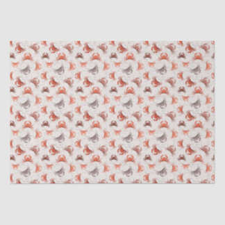 Papel De Seda Caranguejos - Padrão de Aquarela