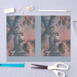 Papel De Seda Cardeais Pintados DBL