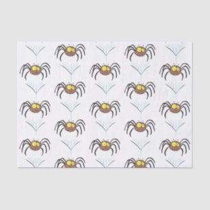Papel De Seda Caricatura engraçada de aranha fofa
