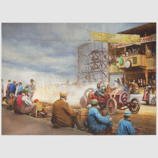 Papel De Seda Carro - Raça - Coma meu pó 1910 (Frente )