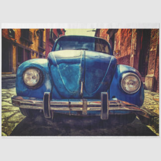 Papel De Seda Carro vintage