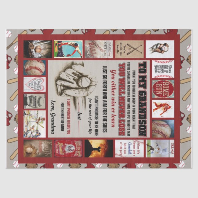 Papel De Seda Carta Personalizada Para Meu Avô, Vovó (Frente )