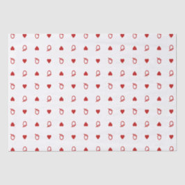 Papel De Seda Cartão Moderno do Dia do Namorados da Rainha dos C