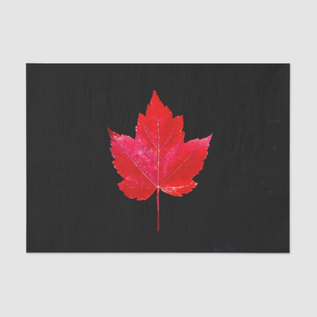 Papel De Seda Cartaz Vermelho Negro Negro Autumn Country (Frente )