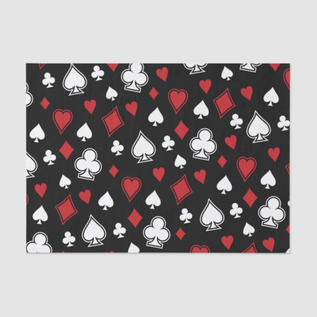 Papel De Seda Cartões de jogo do póquer (Frente )