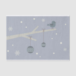 Papel De Seda Cartografia de pássaros-do-mato