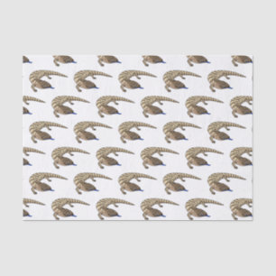 Papel De Seda Cartografia de répteis de lagarto azul