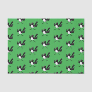 Papel De Seda Cartoon australiano Willie Wagtail personalizado