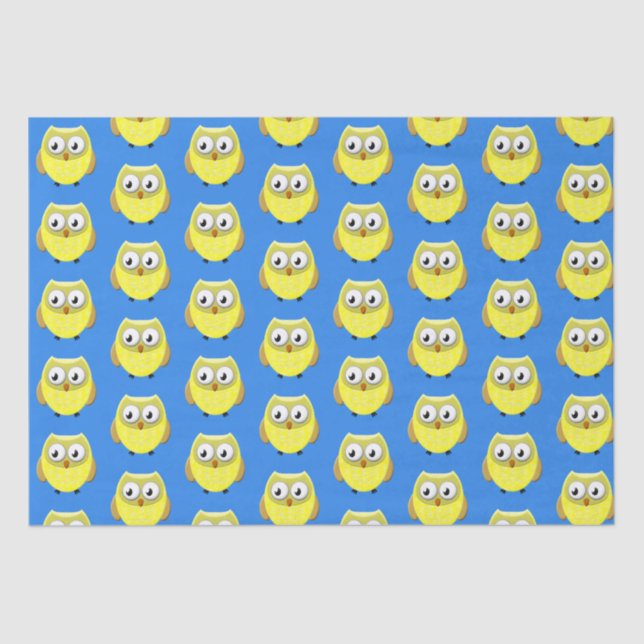 Papel De Seda Cartoon Baby Owl (Frente )
