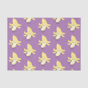 Papel De Seda Cartoon de banana kawaii