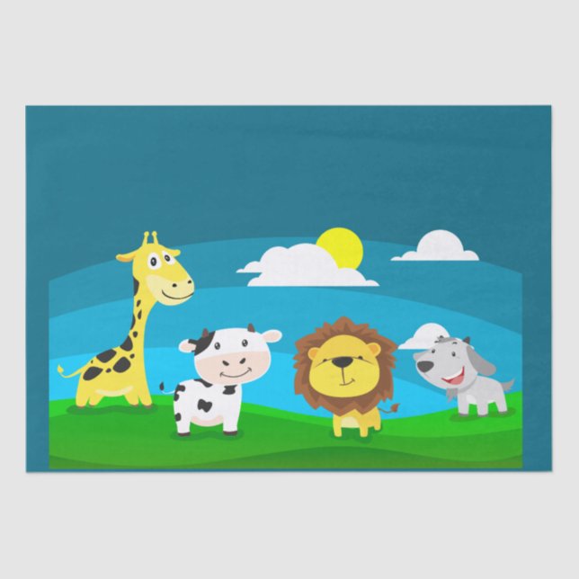 Papel De Seda Cartoons (Frente )