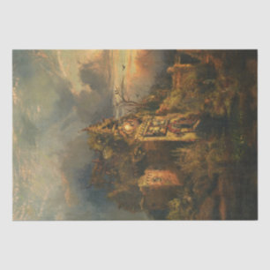 Papel De Seda Casa assombrada (por Thomas Moran)