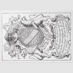 Papel De Seda Casaco de Armas, Leões