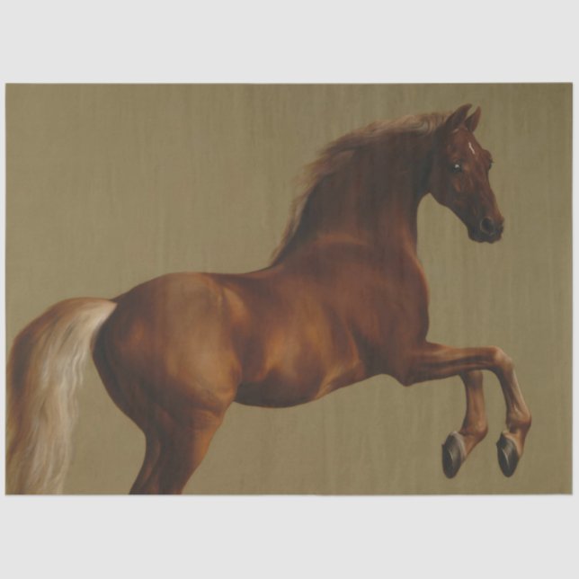 Papel De Seda Casaco de assobio do cavalo (por George Stubbs) (Frente )