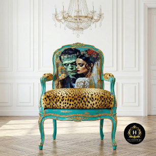 Papel De Seda Casal de casamento Noiva de Frankenstein Decoupage