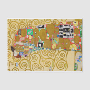 Papel De Seda Casal Gustav Klimt Fulfillment Nouveau