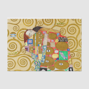 Papel De Seda Casal Gustav Klimt Fulfillment Nouveau