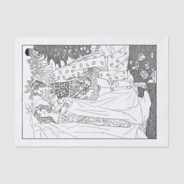 Papel De Seda casal real (Frente )