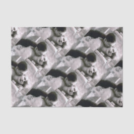 Papel De Seda Casal Românico Vintage Foto Retroativa Amor Elegan