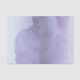 Papel De Seda Casamento Aquarela Roxo Lavanda Moderno