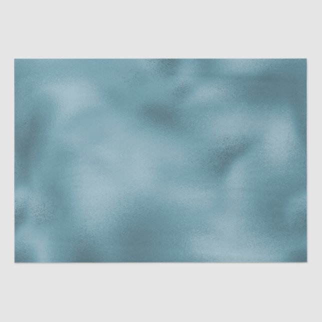 Papel De Seda Casamento Azul Teal   (Frente )