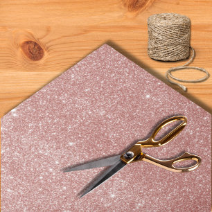 Papel De Seda Casamento Brilho Dourado Rosa Moderno